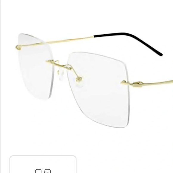 Calvin Klein Accessories - Calvin Klein CK22125TC Unisex Eyeglasses Frames 55-17-150 Rimless NWT